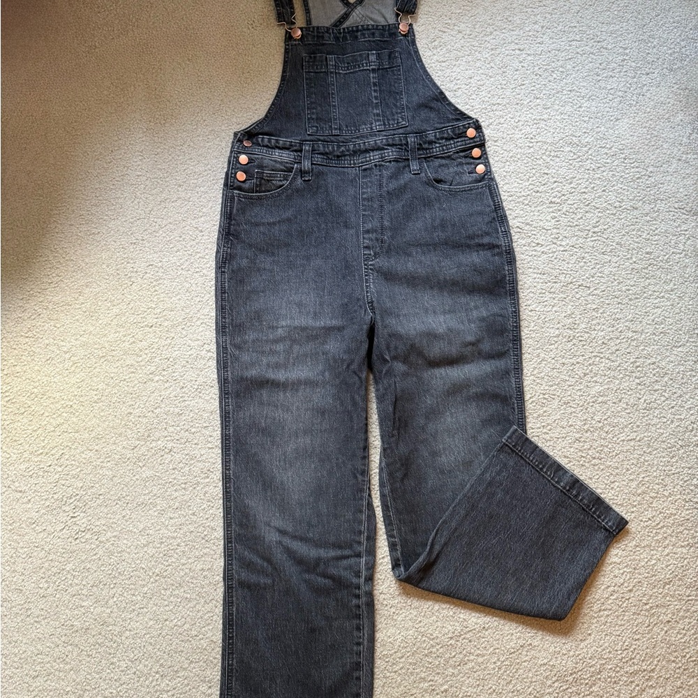 Universal Thread Charcoal Denim Overalls